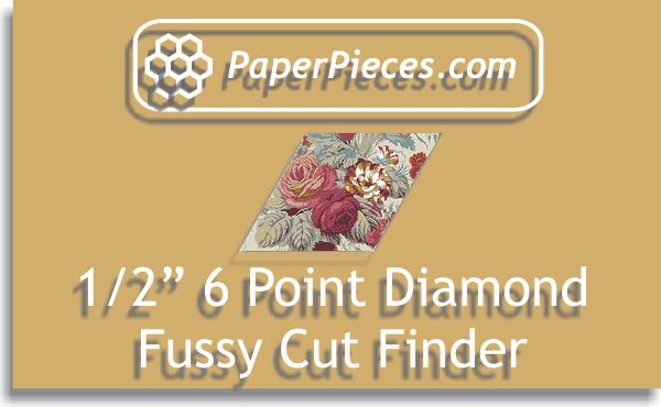 1/2" 6 Point Diamond Fussy Cut Finder