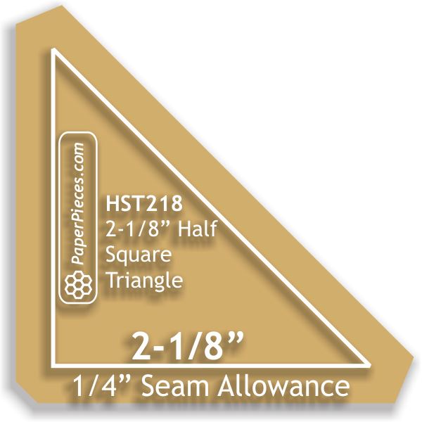 2-1/8" Half Square Triangles