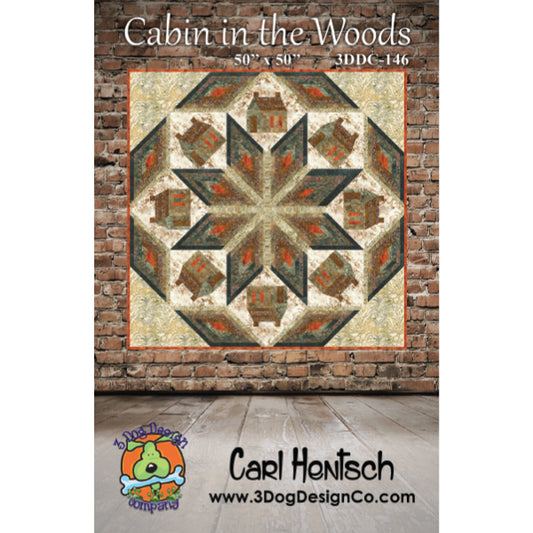 Cabin in the Woods by Carl Hentsch of 3 Dog Design Co.