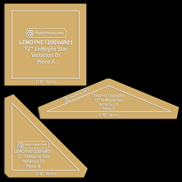 12" Lemoyne Star Variation 01