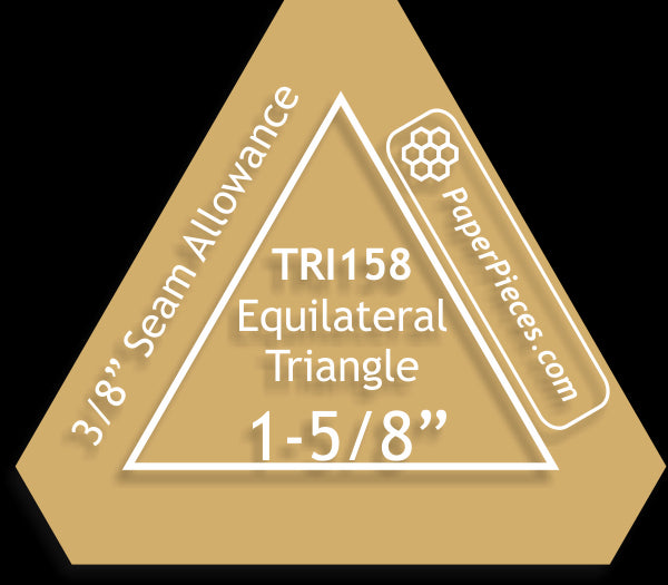 1-5/8" Equilateral Triangles