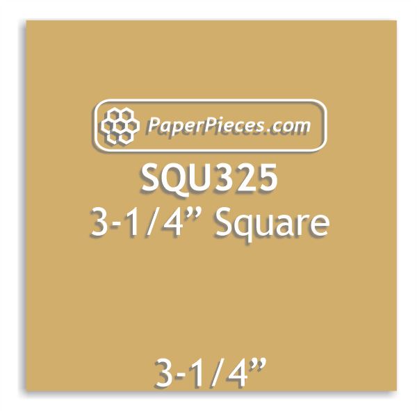 3-1/4" Square
