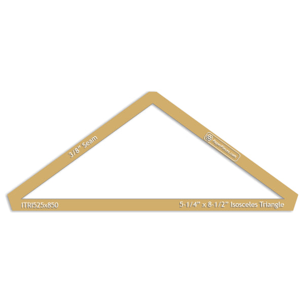 5-1/4" x 8-1/2" Isosceles Triangle
