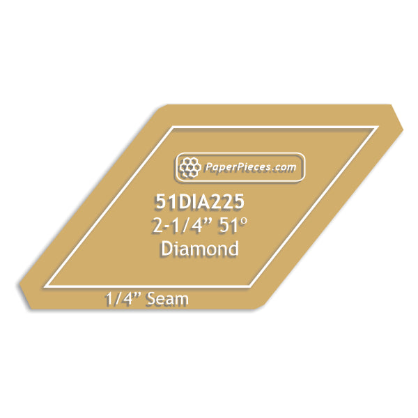 2-1/4" 51 Degree Diamond