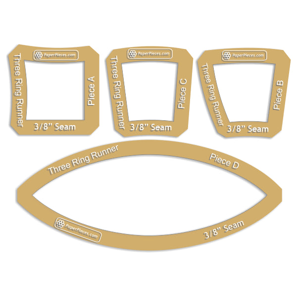 Three Ring Table Runner by Paper Pieces®