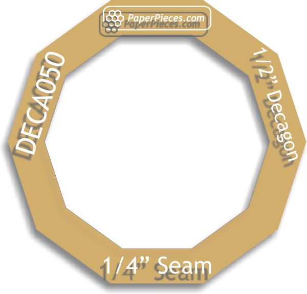 1/2" Decagon