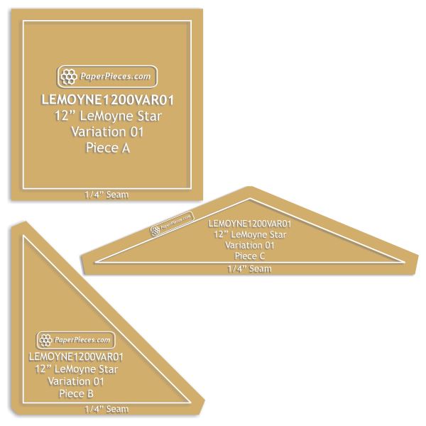 12" Lemoyne Star Variation 01