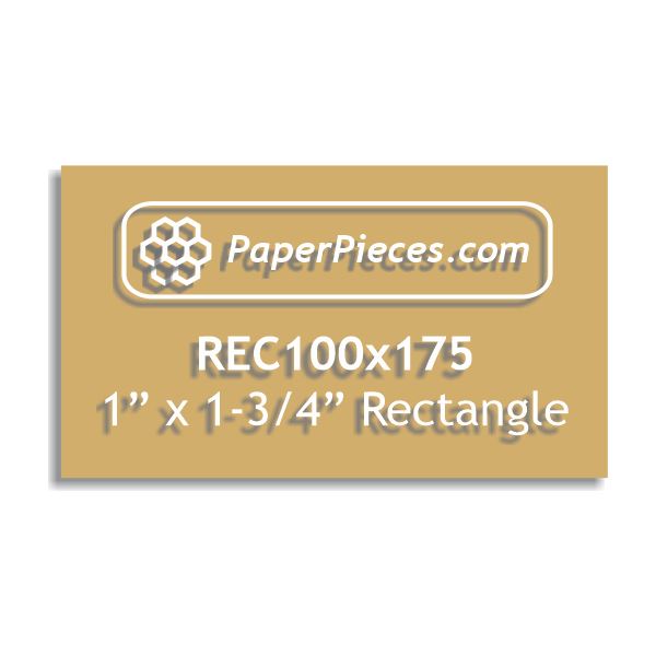 1" x 1-3/4" Rectangle