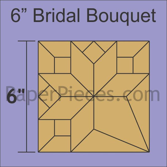 6" Bridal Bouquet Block
