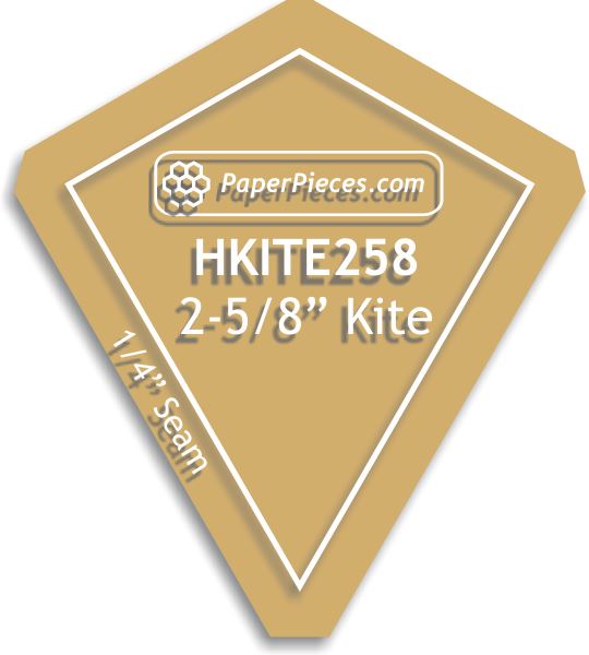2-5/8" Hexagon Kites