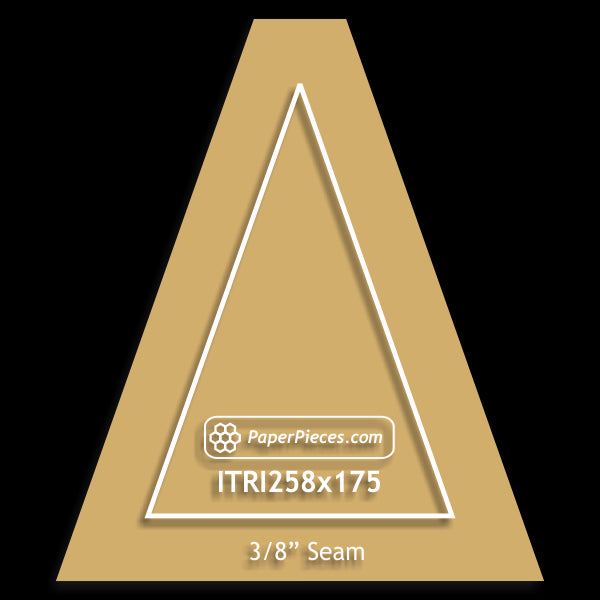 2-5/8" x 1-3/4" Isosceles Triangles