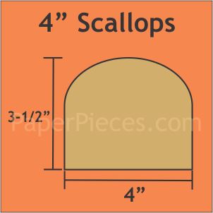 4" Scallop