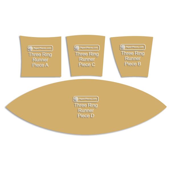 Three Ring Table Runner by Paper Pieces®