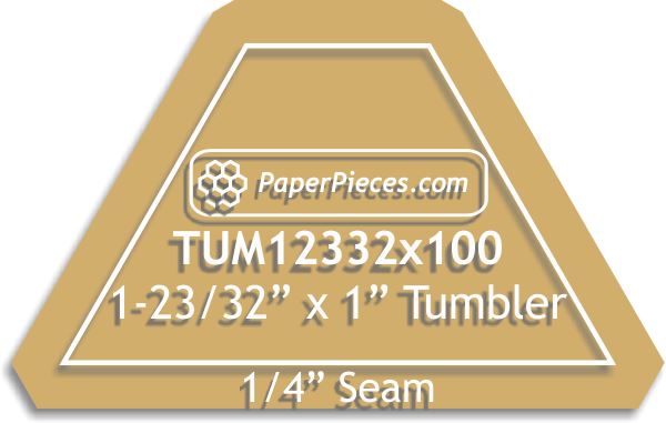 1-23/32" X 1" Tumbler