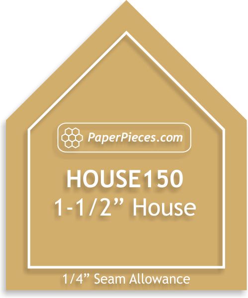 2-1/8" x 1-1/2" House