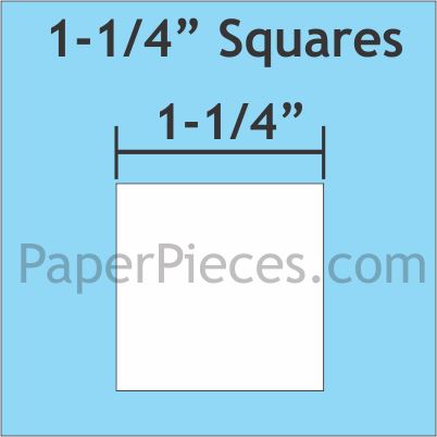 1-1/4" Squares