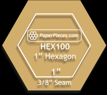 1" Hexagons