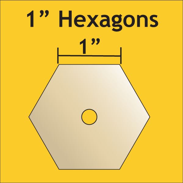 1" Hexagons