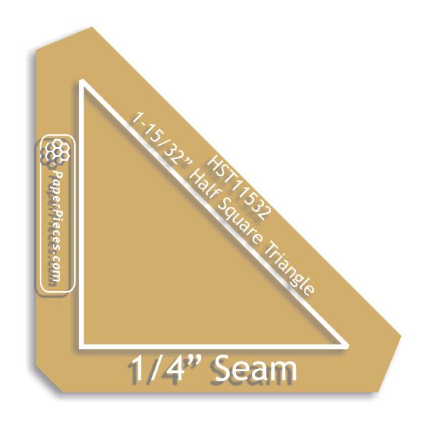1-15/32" Half Square Triangle