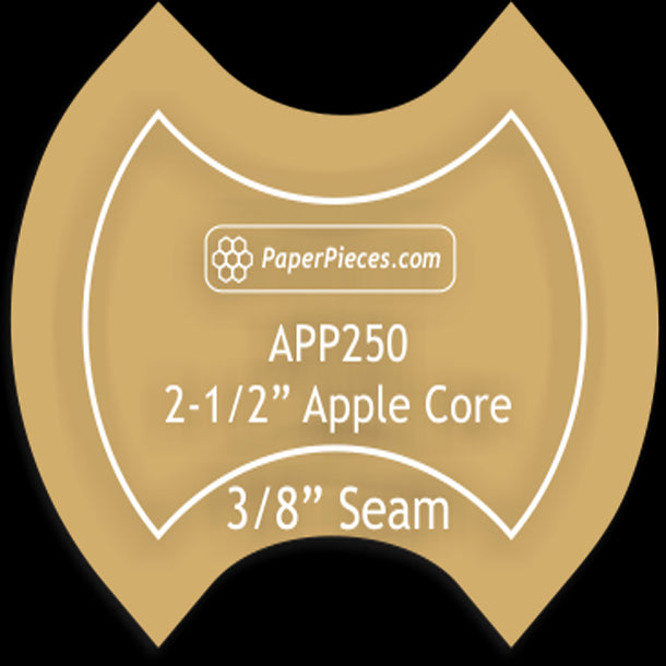 2 1/2" Apple Core