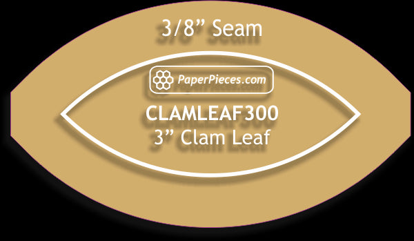 3" Clam Leaf