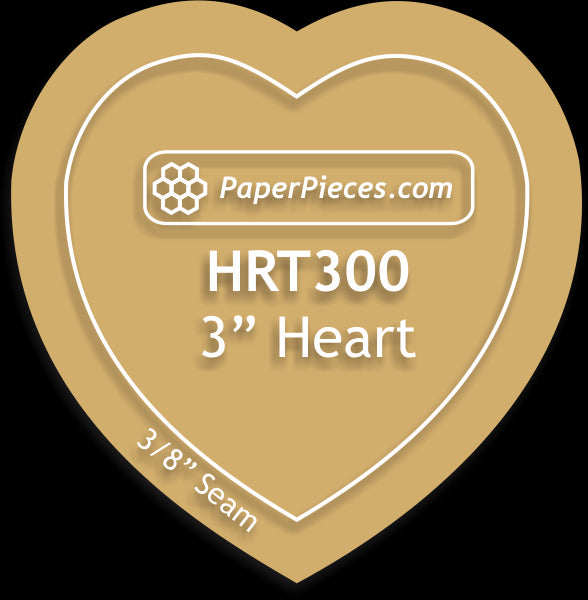 3" Hearts