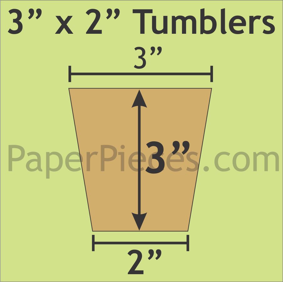 3" x 2" Tumblers