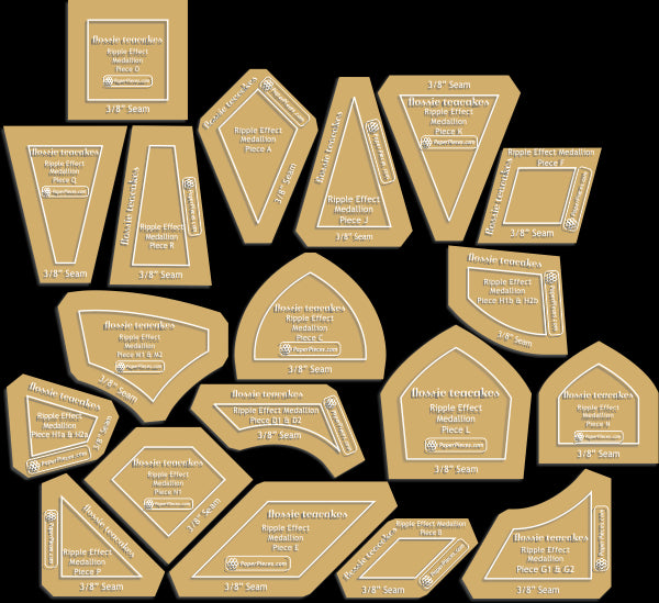 Ripple Effect Medallion by Florence Knapp