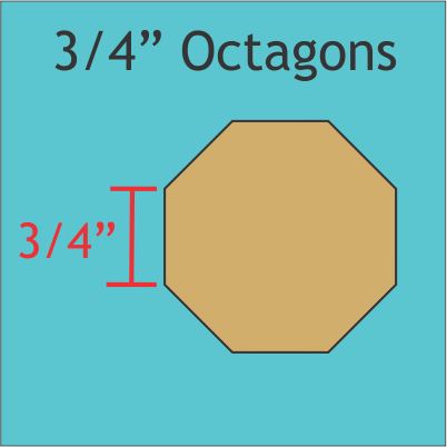 3/4" Octagons