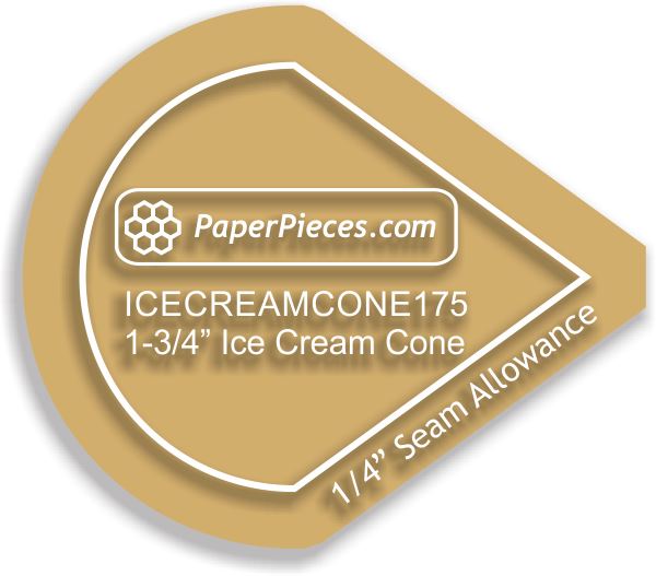 1-3/4" Ice Cream Cone