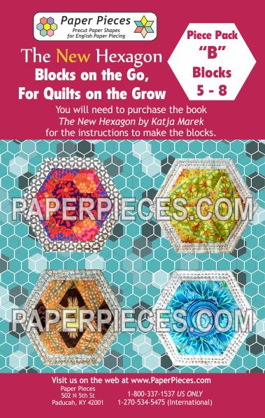 Go Grow, Blocks on the Go, for Quilts on the Grow Piece Packs + Acrylic Templates