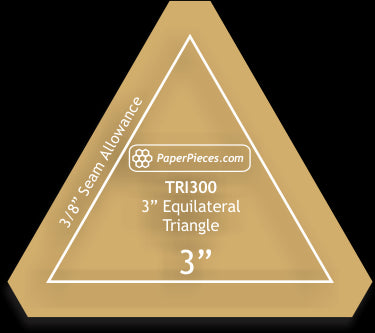 3" Equilateral Triangles