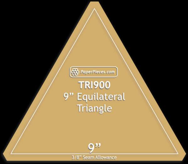 9" Equilateral Triangles
