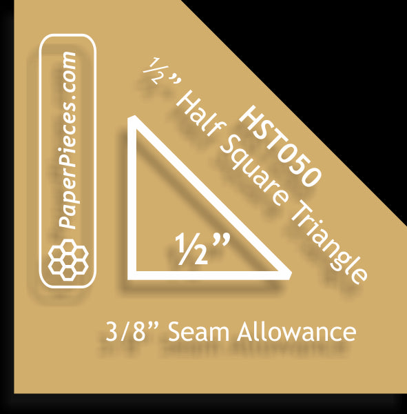 1/2" Half Square Triangle