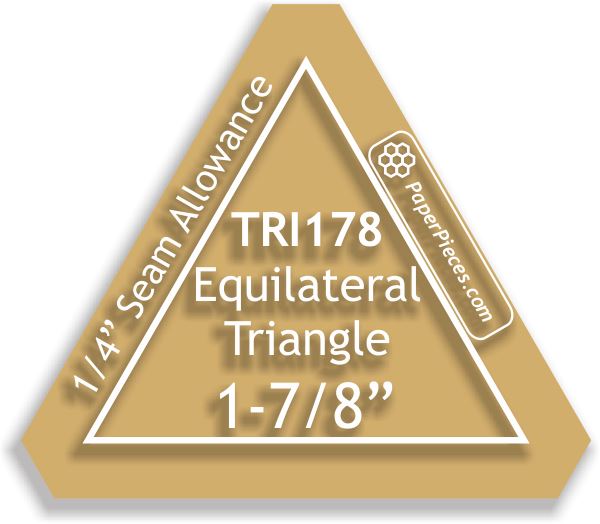 1-7/8" Equilateral Triangles Papers and Acrylics