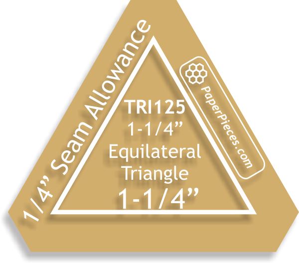 1-1/4" Equilateral Triangles