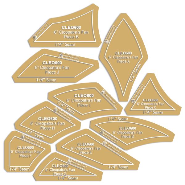 6" Cleopatra's Fan