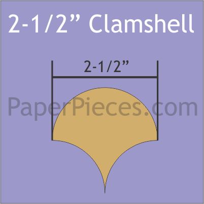 2-1/2" Clamshell