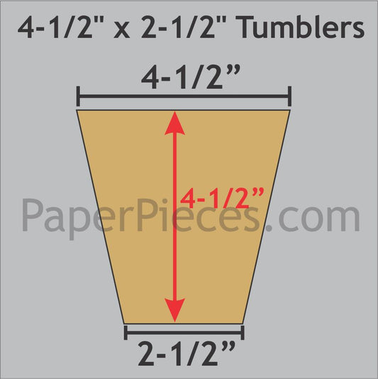 4-1/2" x 2-1/2" Tumblers