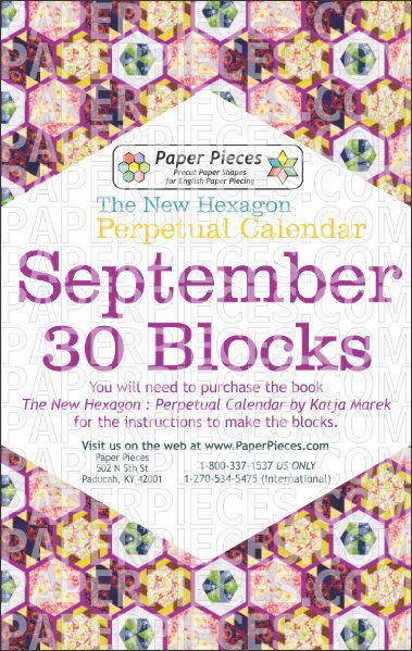 The New Hexagon Perpetual Calendar Piece Packs + Templates