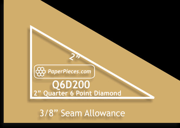 2" 6 Point Quarter Diamonds