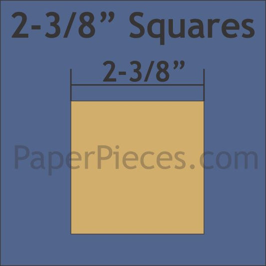 2-3/8" Squares