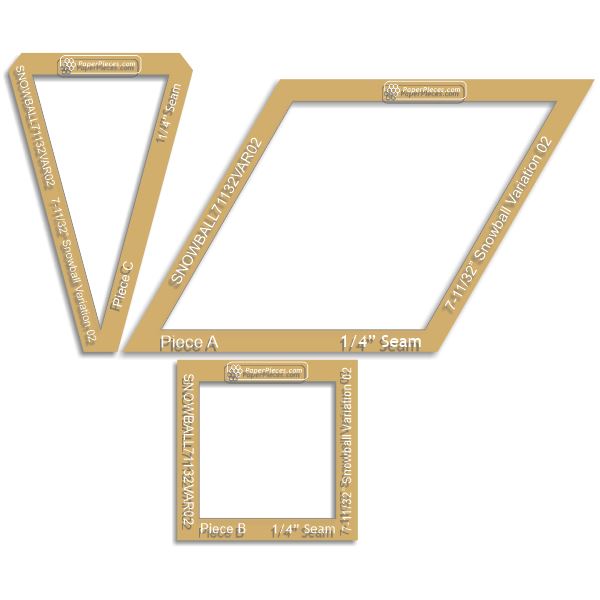 7-11/32" Snowball Variation 02