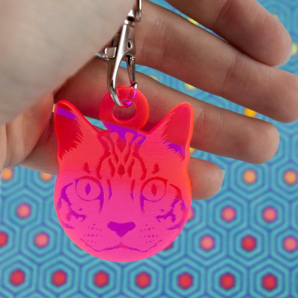 Cat Keychain by Tula Pink