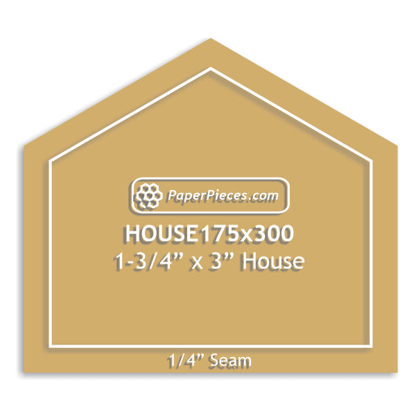 1-3/4" x 3" House