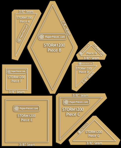 Storm At Sea 12" Complete Block