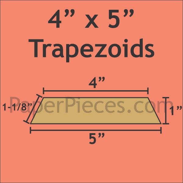 4" x 5" Trapezoid