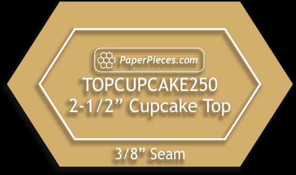 2-1/2" Top Cupcake