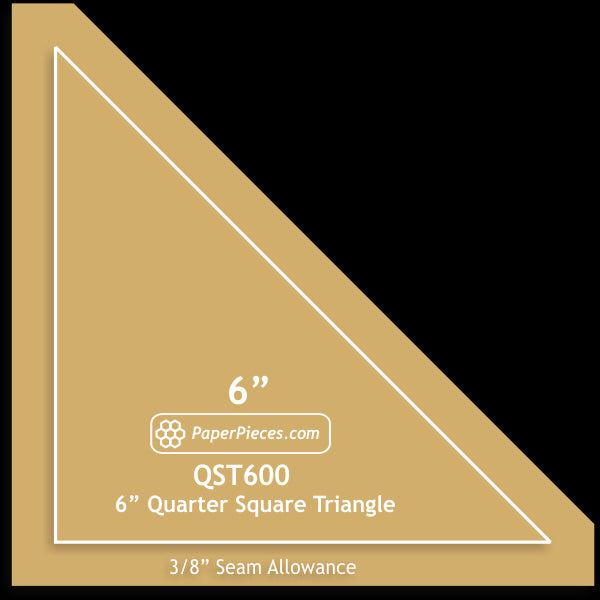6" Quarter Square Triangles