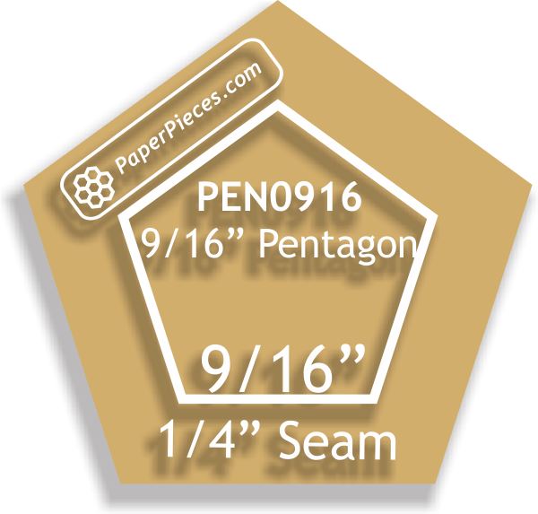 9/16" Pentagons